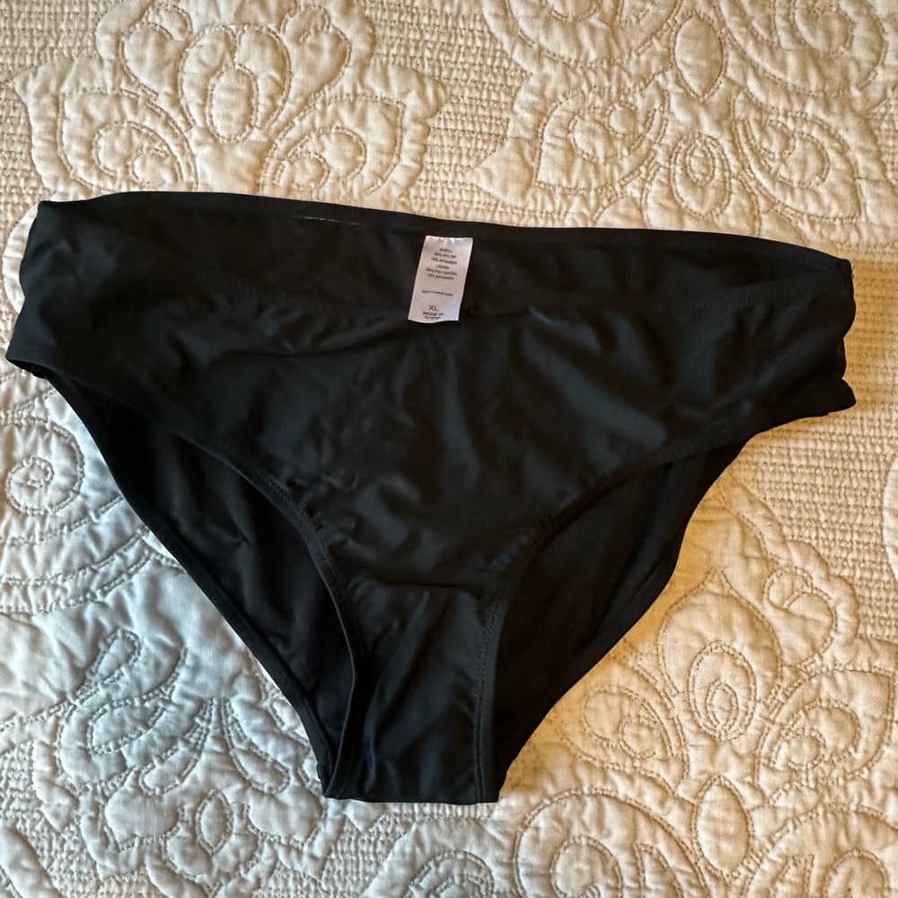 NWT Black Bikini Bottoms